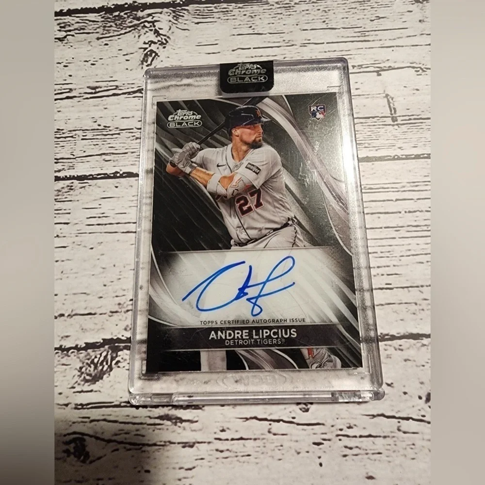 2024 Topps Chrome Black ANDRE LIPCIUS RC Rookie Auto Autograph